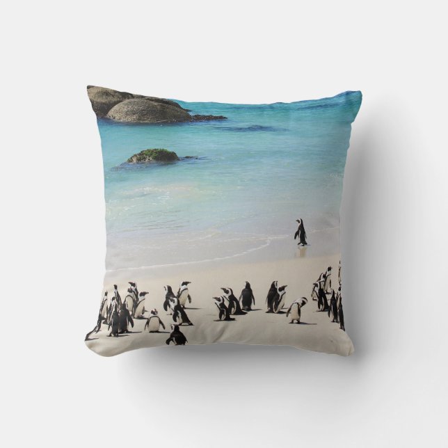 Feiertag für Pinguine Kissen (Vorderseite)