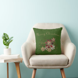 Feiertag Laurel Green Kissen
