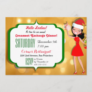 Feiertag oder Abendessen Einladung