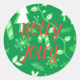 Feiertag Runder Aufkleber