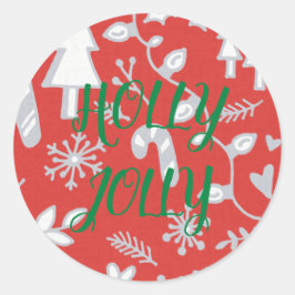 Feiertag Runder Aufkleber