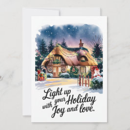 Feiertag - Weihnachtskarte Feiertagskarte