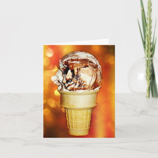 Feiertage für Eiskrem Karte (Vorderseite)