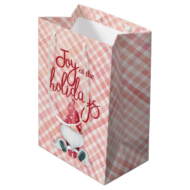 Feiertage Mittlere Geschenktüte (Rückseite Schrägansicht)