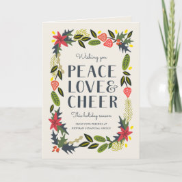 Feiertage | Moderner Urlaub für Unternehmen Feiertagskarte