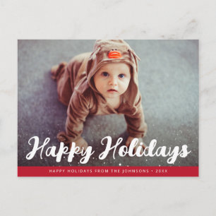 Feiertage niedliches Foto Weihnachten Grußkarte Postkarte