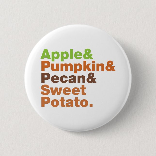 Feiertage Pies ~ Festliche Weihnachten Erntedank W Button (Vorderseite)