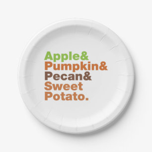 Feiertage Pies ~ Festliche Weihnachten Erntedank W Pappteller