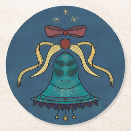 Feiertage Runder Pappuntersetzer