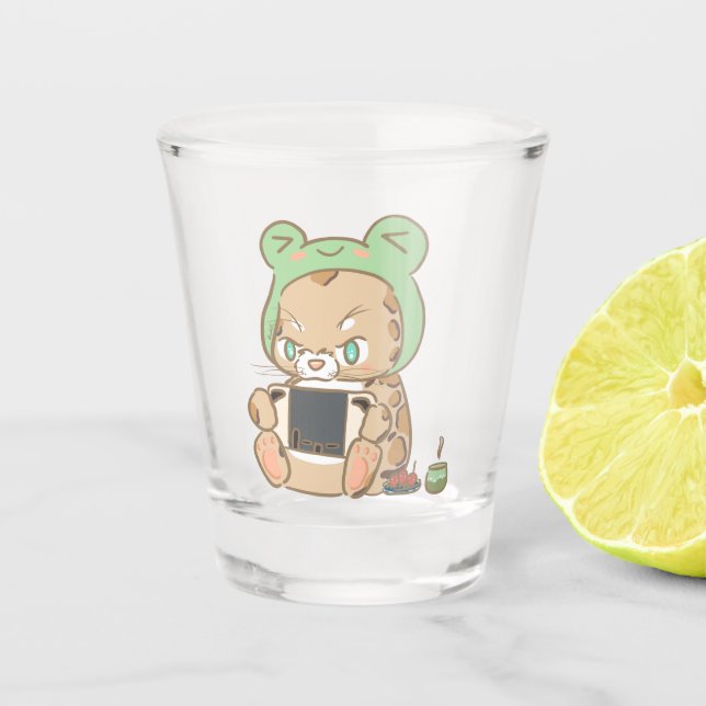 Feiertage Schnapsglas (Vorderseite)