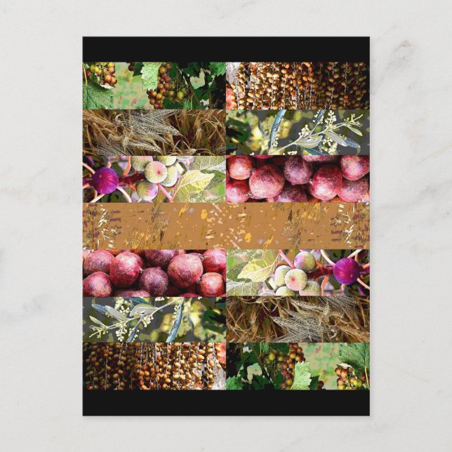 Feiertage Sukkot Postkarte (Vorderseite)