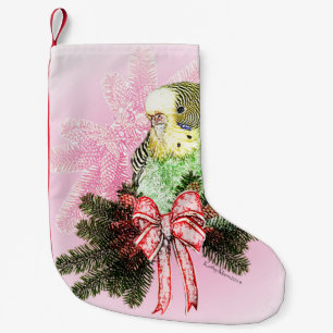 Feiertagparakeet-WeihnachtsStrumpf Kleiner Weihnachtsstrumpf