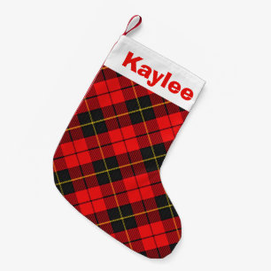 Feiertags-Charme-Clan-WallaceTartan Kleiner Weihnachtsstrumpf