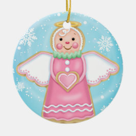 Feiertags-Engels-Plätzchen-Verzierung Keramik Ornament