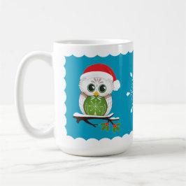 Feiertags-Eulen-Tasse 15 Unze Kaffeetasse