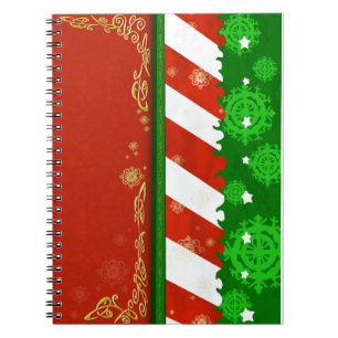 Feiertags-Farben Notizblock