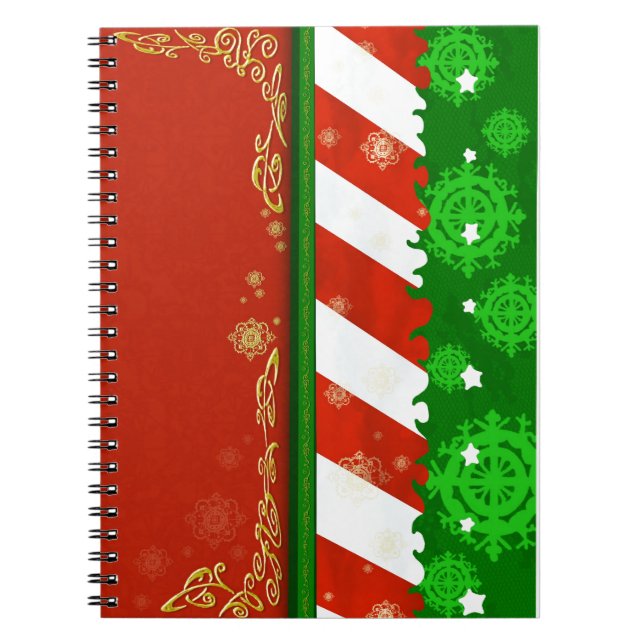 Feiertags-Farben Notizblock (Vorderseite)