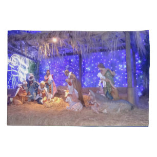 Feiertags-Geburt Christis-Szene Kissenbezug