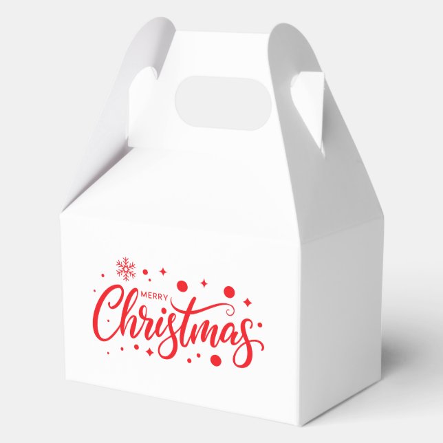 Feiertags-Geschenkbox Geschenkschachtel (Vorderseite)