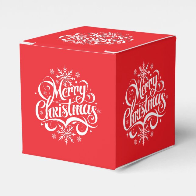 Feiertags-Geschenkbox Geschenkschachtel (Vorderseite)