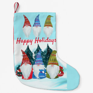 Feiertags-Gnome Kleiner Weihnachtsstrumpf