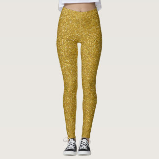 Feiertags-GoldGlitzer ganz vorbei Leggings