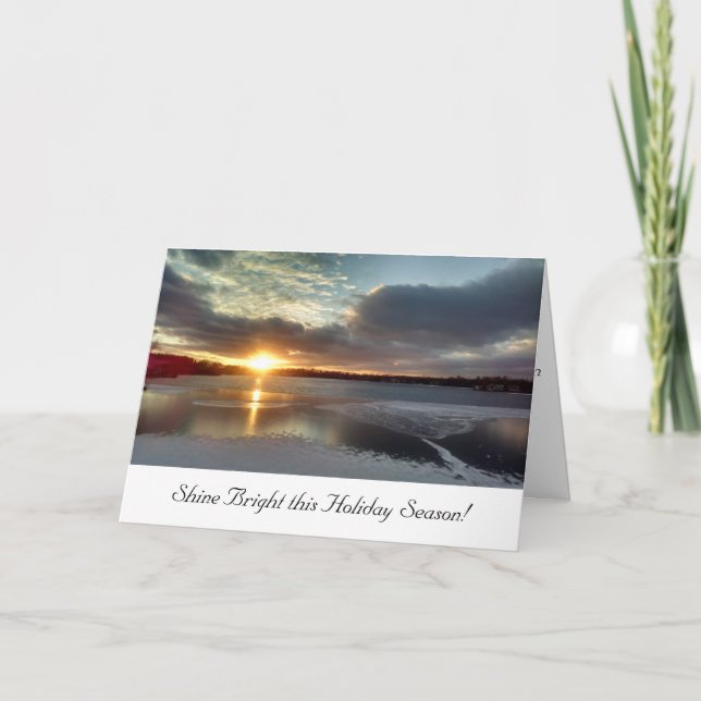 Feiertags-Gruß-Karte Karte (Vorderseite)