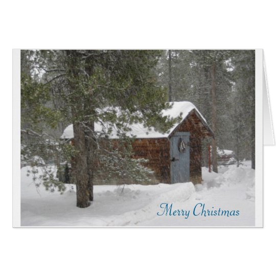 Feiertags-Gruß-Karte/Weihnachten; Winter-Szene Karte