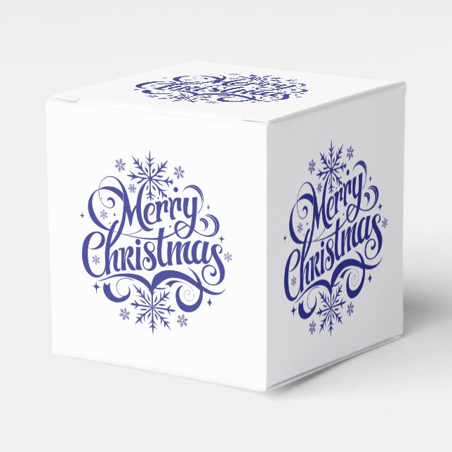 Feiertags-Gunst-Geschenkbox Geschenkschachtel (Vorderseite)