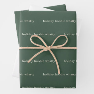 Feiertags Hoobie Whatty Weihnachten Lustiger Film  Geschenkpapier Set