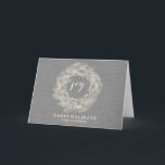 FEIERTAGS-KARTE DES WINTER-LEINEN-%PIPE% STILVOLLE FEIERTAGSKARTE<br><div class="desc">STILVOLLE FEIERTAGS-KARTE DES WINTER-LAUB-KRANZ-%PIPE%</div>