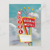 Feiertags-Motel-Zeichen