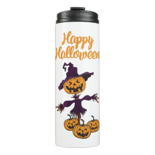 Feiertags-Nilpferd Halloween Hexe Nilpferd Thermosbecher