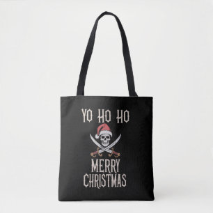 Feiertags-Pirat Yo Ho Ho Weihnachten Santa Bootfah Tasche