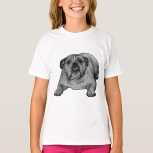 Feiertags-Punkte, Bulldoggen-Einstellung T-Shirt