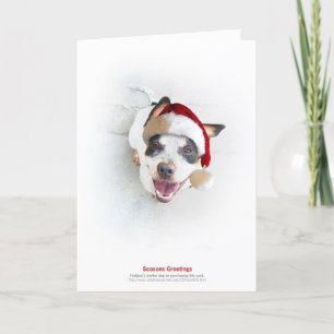 Feiertags-Schutz-Hund Feiertagskarte