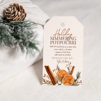 Feiertags-Simmering-Potpourri Geschenkanhänger