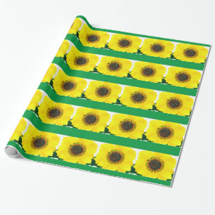 Feiertags-Sonnenblume-Packpapier Geschenkpapier