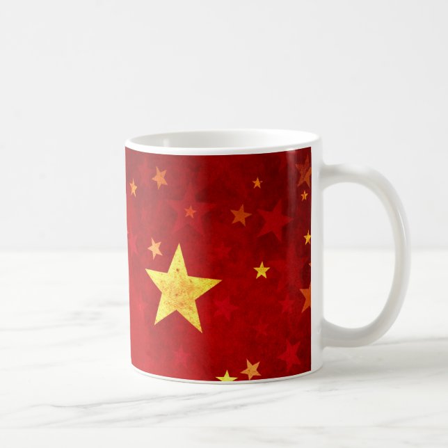 Feiertags-Sterne Kaffeetasse (Rechts)