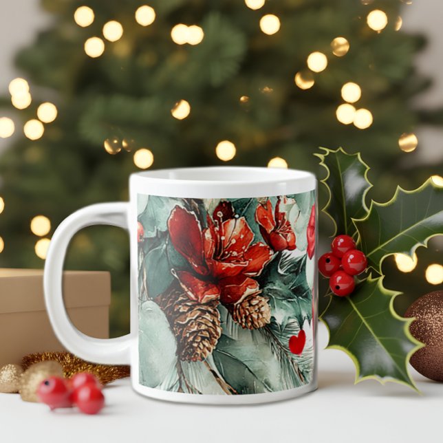 Feiertags-Stimmung Bone China Tasse (Von Creator hochgeladen)