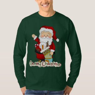 Feiertags-T - Shirt Weihnachtssankt-Männer
