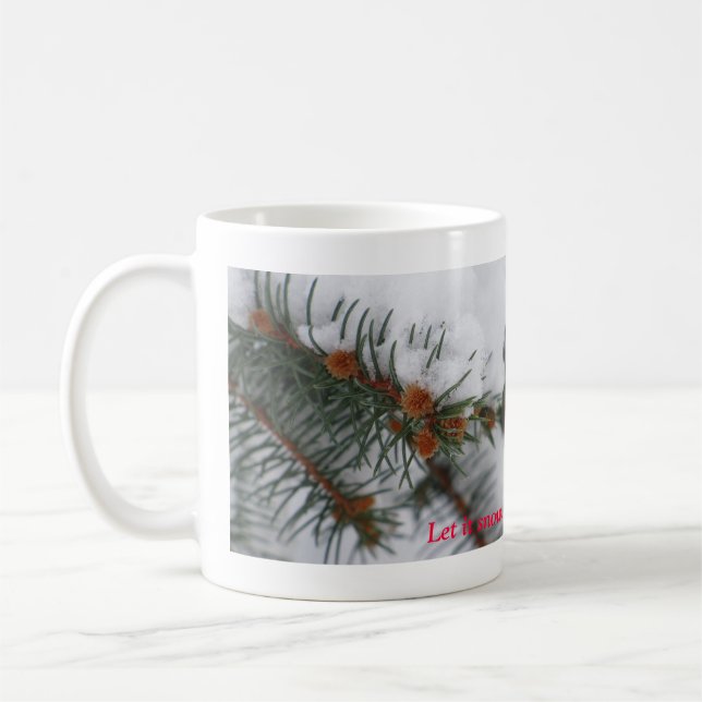Feiertags-Winter-Tasse 3 11oz Kaffeetasse (Links)