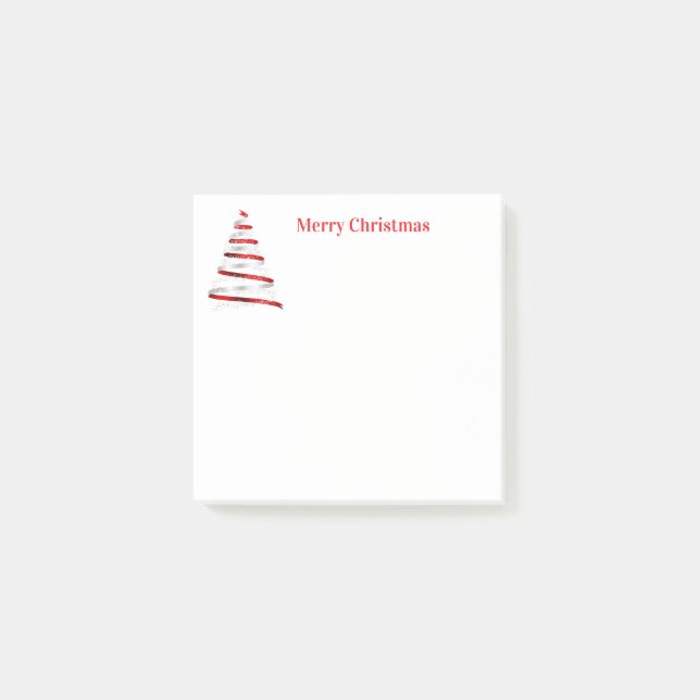 Feiertagsbaum  post-it klebezettel (Vorderseite)