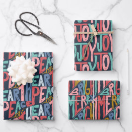 Feiertagsfeststellungen in der Marine Geschenkpapier Set