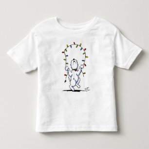 Feiertagsfreude Westie-Hund (leichte Kleidung) Shi Kleinkind T-shirt