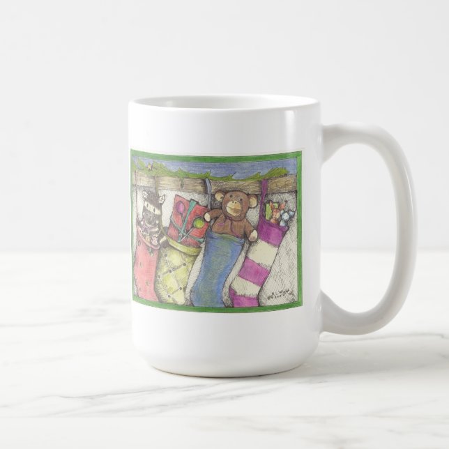 Feiertagsgruß-Tasse Kaffeetasse (Rechts)