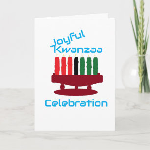 Feiertagsgrußkarte : Kwanzaa-Feier Feiertagskarte