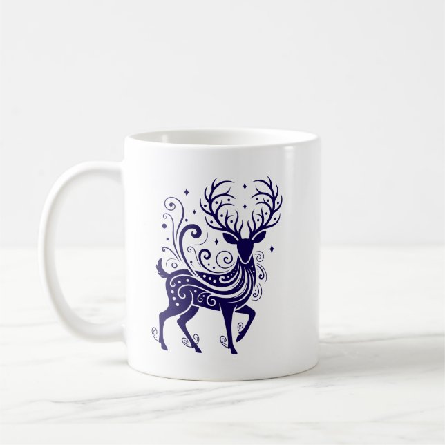 Feiertagshirsch Kaffeetasse (Links)
