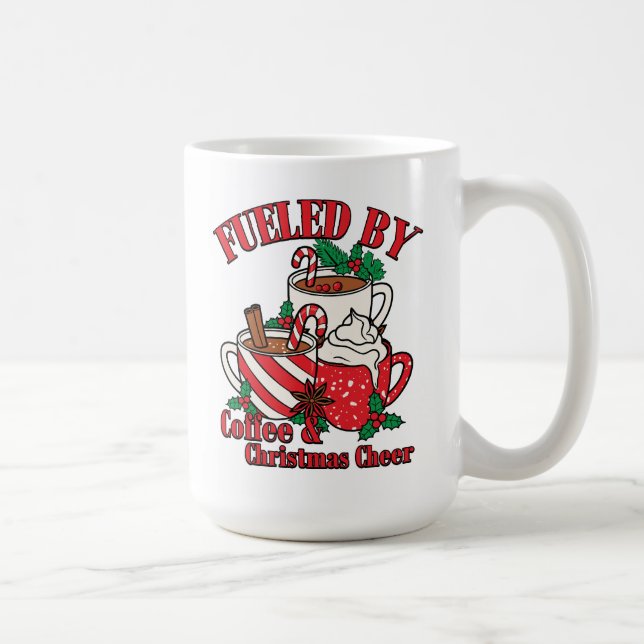 Feiertagskäfer in Weihnachten Kaffeekuchen entdeck Kaffeetasse (Rechts)