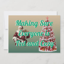 Feiertagskarte schön für Party